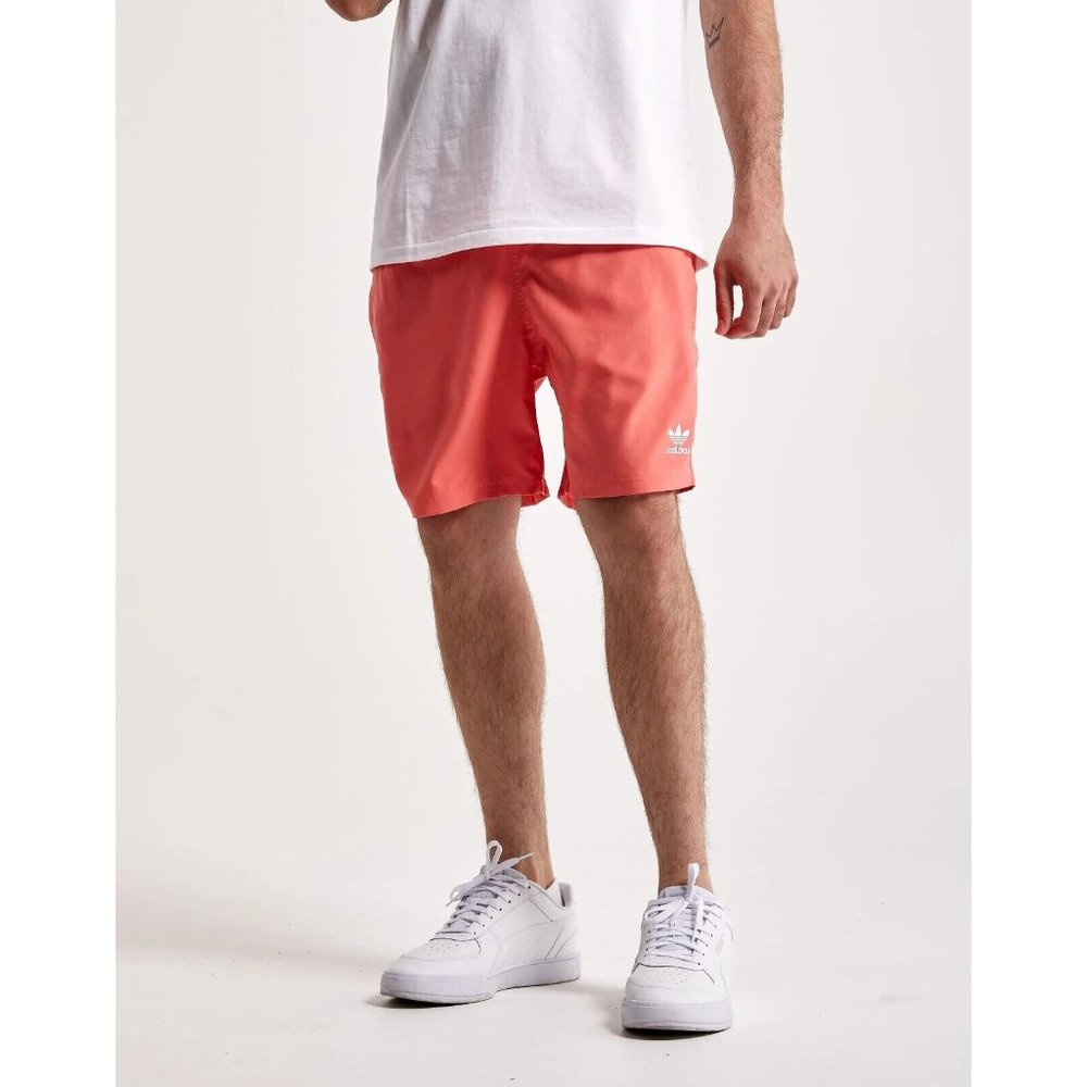 Adidas Adicolor Essentials Trefoil Swim Shorts Men's Gym Pink HE9423 sz XS